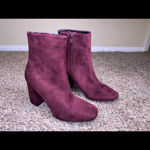 Suede High Heeled Booties